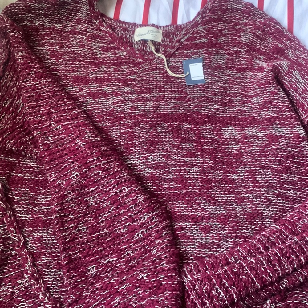 Universal thread sweater burgundy